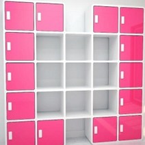오픈형책장 거실책꽂이 서재장 더크린 DIY 3 TBC5 5D14 수납함 공간분리 아이방, 블루