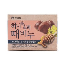 유채 꿀 율피 각질 때 비누 세안 5개입 1세트, 1개