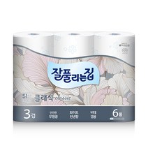 잘풀리는집 더도톰한 3겹 6롤, 1개