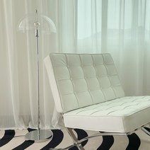 블레오 북유럽 아크릴 거실 조명 장스탠드 무드등 머쉬룸 플로어램프, cream cheese