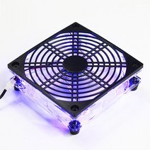 블루레이ODD 외장 리핑 4K 재생 플레이어 자동 120 mm USB LED 블루 레이 라디에이터 팬 라우터 수신기 dvr, 02 Black