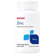 GNC 아연 30mg (100타블렛), 단품, 단품