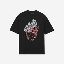 조던 x 트래비스 스캇 티셔츠 블랙 아시아