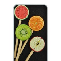 1500 스위트후르츠볼펜(1330) 볼펜 후르츠 과일 일러스트 펜tkan1636, &사과&