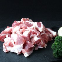 한푸짐 지리산 흑돼지 버크셔 전지 앞다리살 500g(냉장) 구이 보쌈 찌개, 1팩, 8_지리산흑돼지(앞다리살 찌개용)400g