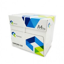 복사용지 총2500매 A4 A4용지 삼성 한박스 500매X5권 프리미엄 복사지, 삼성 프리미엄A4지2500매