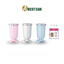 [스텐다드모델/기본밀폐형] [항균리필롤 총50개월분] 세계최초 발명특허 프리미엄 밀폐 인테리어 휴지통 베스트캔, 상세설명 참조, [스텐다드모델/기본밀폐형]A200AR4 W화이트