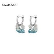 스와로브스키 ICONIC SWAN 블루 스완 귀걸이 5512577(탈부착 가능)