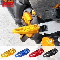 XRT 국산 파츠 드레스업 발판 편리성 리어스텝 발판튜닝 포르자750, Black-블랙