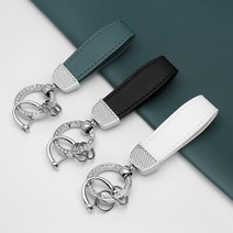 카스타 TPU 키커버 골드라인 실버라인 2종타입 스마트 키케이스 큐빅키링 번호링 키홀더 자동차키 케이스 그랜저TG YF쏘나타 베라크루즈 아반떼MD 에쿠스 투싼IX, [추가구매] 큐빅가죽스트랩, 아이보리-(실버라인)