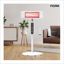 후지카 3단 온도조절 상하각도조절 좌우회전 절전형스탠드형 근적외선 리모콘 히터, FU-4885