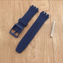 SWATCH 스와치 시계 호환 susb 401 400 실리콘 러버 워치 밴드 솔리드 컬러 우레탄 젤리 루버 스트랩 시계줄질