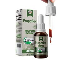 Beelife Propoflex 유기농 그린 프로폴리스 추출물 - 높은 아르테필린-C 레벨 전반적인 건강을 위한 항산화 성분이 풍부한 보충제 천연 및 코셔 친화적인 식이 브라질, 1 Fl Oz (Pack of 1), Organic
