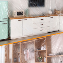 인테리어 보양비닐 바닥 공사 페인트 가림막 테이프 보양 비닐, (일반형) 4mx20m, 1개