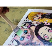 보석십자수 코팅제