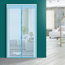 방문 모기장 현관 커튼 방충망 발 베란다 출 입구 문발 아파트, 화이트_120x210cm