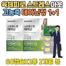 40대 육체피로 스트레스 아웃 월요병 퇴치 테아닌 1 1 직장 상사 선물 동료 생일 피곤할때 위로 부담없는 태안인 STRESS l theanine 멘탈강화 도움 자기관리