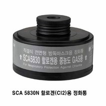OP 산청 SCA5000S용 정화통 (SCA5830N) 할로겐용, 단품