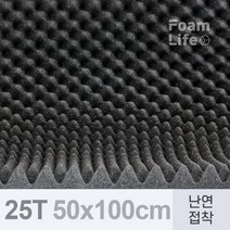 방음재 방음스펀지 난연 접착 25Tx500x1000
