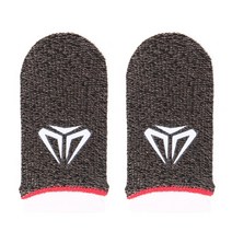 게임 손가락 슬리브 게임 컨트롤러 땀 방지 장갑 터치 스크린 핑거 코트 커버를위한 모바일 게임을위한 통기성 손가락., 빨간색