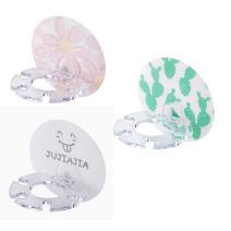 접착식 칫솔꽂이 면도기 치약 걸이 거치대 무타공 홀더, 그린, 1개