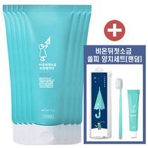 비온뒤첫소금 토판염치약 민트, 8개, 120g