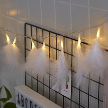 30구 깃털 와이어 전구 웜색 3M 야외크리스마스전구 옥상꾸미기 줄줄이전구, 1