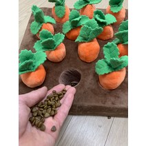 노즈워크 강아지 장난감 놀이터 터그놀이 인형 고양이 매트 볼 공 당근밭 주말농장 만들기, 4구