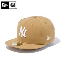 NEWERA 뉴에라 59FIFTY MLB 뉴욕 양키스 위트 앤 화이트 캡 모자