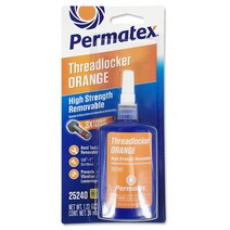 Permatex 25240 퍼마텍스 오렌지 고강도 나사 고정제 79086EA, 본상품선택