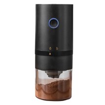 전동 커피그라인더 휴대용 전기 커피 그라인더 USB 충전식 소형, 05 Black