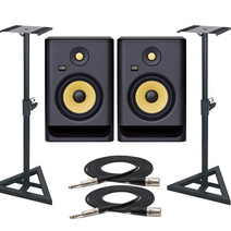 KRK ROKIT 7 G4 블랙 x 스피커 스탠드 패키지