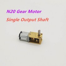 리니어모터 액추에이터3V/6V/12V 듀얼/싱글 출력 샤프트 N20 기어 모러 감속기 저속 4 ~ 380RPM 엔진 로봇, 10 95rpm dual shaft_01 3 볼트