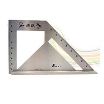 신와 연귀 직각자 표준형 62081 45도 90도 각도표기 오가네 마구리 목재 측정 카리스툴