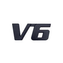 자동차 V6 V8 엔진 엠블럼 스티커 뱃지 배지, V6엔진S/무광블랙