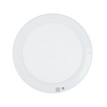 더쎈 KS 20.32cm 원형 슬림엣지 직부/센서 LED 20W, 센서 1개, 주백색(아이보리빛)