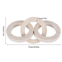보호 스타일 나무 체인 링크 매듭. 농가 소박한 선반 장식. 커피 테이블 계층 트레이. 3 홈, 04 B1