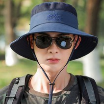 시크벤 MS 상단메쉬 등산 모자 남자 골프 낚시 남성 자외선 차단, 네이비