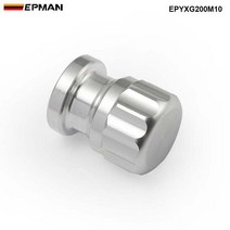 EPMAN-OD 1 " 1.5" 2 "알루미늄 용접 필러 넥 및 캡 오일 연료 서지 탱크 물 라디에이터, 04 EPYXG200M10 Silver