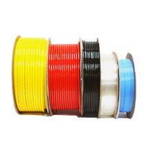 지산 폴리우레탄 호스 1m 재단판매 12x8mm 흑색 에어호스