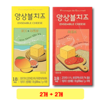 앙상블 치즈 망고 & 무화과 126g x 2개 + 초리조 126g x 2개, 1개