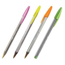 빅 크리스탈 엑스트라 볼드 네온칼라 볼펜 1.6mm, 01-핑크 (1개 EA)