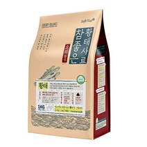 강아지 말랑 소프트 반습식 오리 황태사료 1kg 노견 동물병원 부드러운