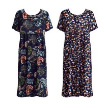 잭오브캠브릿지 여름 여성용 엄마옷 까실 인견 고급 냉장고 빅사이즈 원피스