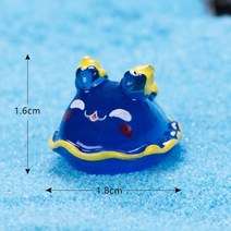 10pc 해양 동물 상어 고래 바다 물고기 모델 분재 입상 미니어처 요정 정원 장식 diy 액세서리 홈 장식 장난감, 푸른 바다 토끼