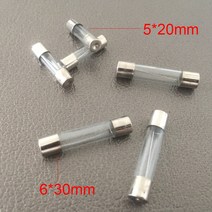 보험 가입 작동 블로우 타입 유리관 퓨즈 5A 6A 6.3A 7A 8A 10A 12A 20A 30A 5x20mm 6x30mm 250V, 04 7A_02 6x30mm