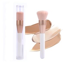 Brush Master 메이크업 브러시 화이트 파운데이션, 하얀색