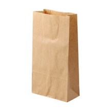 무지 크라프트 각대 종이봉투 120 x 60 x 215 mm, 1개입, 100개