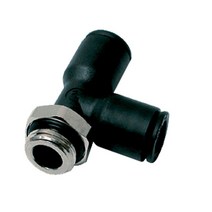 Parker 371PLP-6M-M5-pk10 합성 푸시투커넥트 피팅 튜브에서 파이프 유리 강화 6.6 푸시 투 커넥트 런 티 6mm 및 M5x0.8mm 나일론 (10팩)