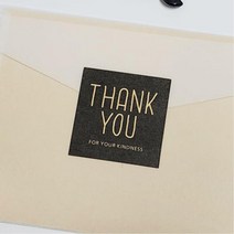 떙큐 감사 선물 포장 봉인 스티커 블랙 크라프트 답례스티커 할인스티커 스티커디자인 투명네임스티커